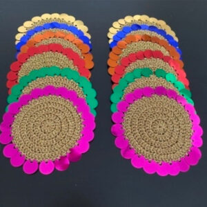 Colorful Woven Coasters