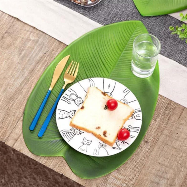 Dinner Placemat Leaf Shape